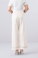 Relaxed Fit Embroidered Bottom - Mystika