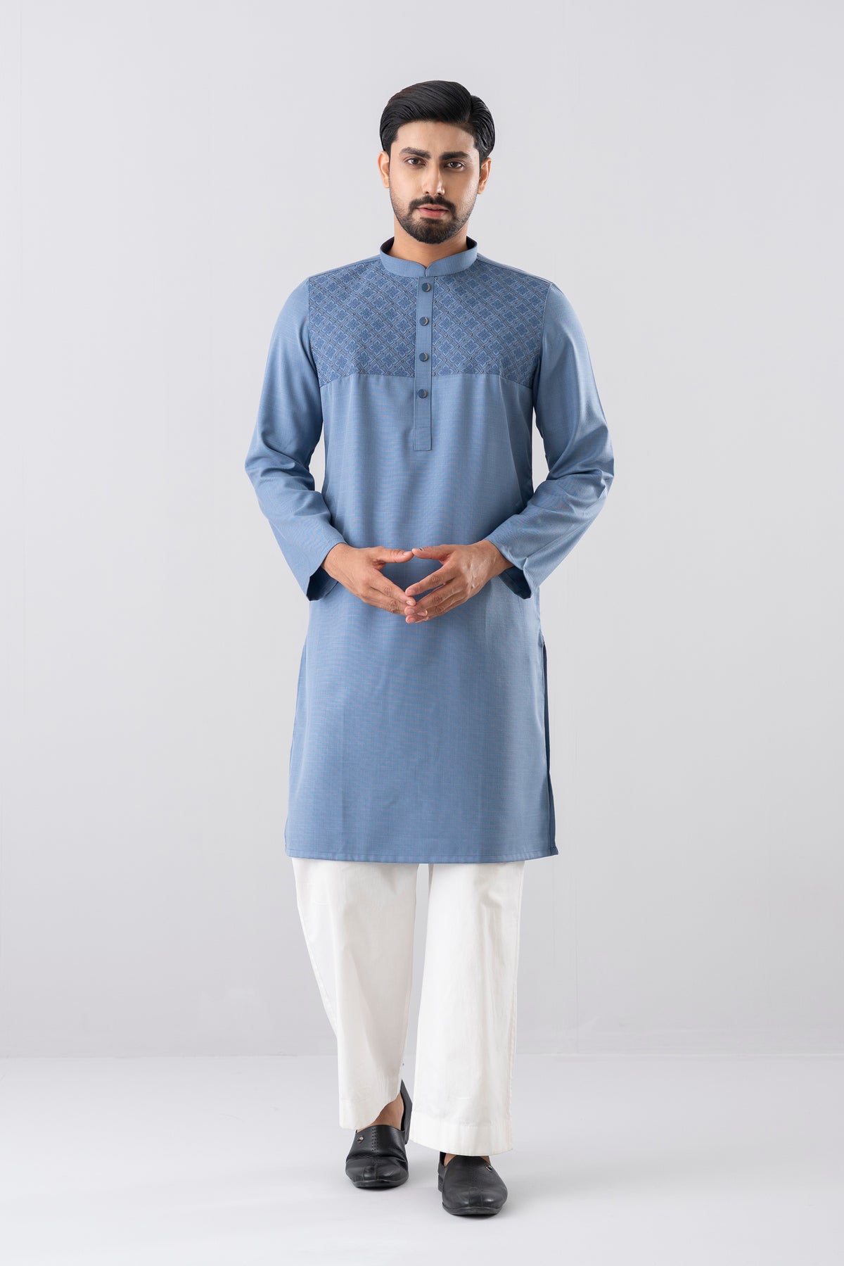 Regular Fit Embroidered Formal Panjabi