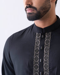 Regular Fit Embroidered Semi-Formal Panjabi