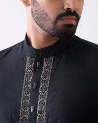 Regular Fit Embroidered Semi-Formal Panjabi