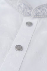 Regular Fit Embroidered Semi-Formal Panjabi