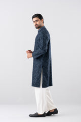 Regular Fit Embroidered Semi-Formal Panjabi