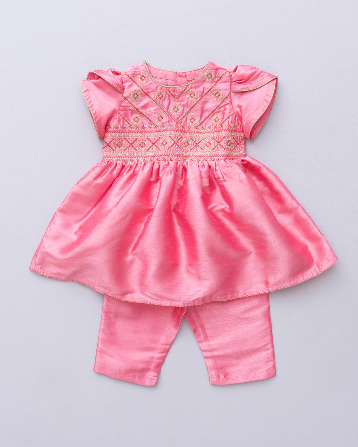 Newborn Girls' Ethnic Partywear Set (6-18 Months)