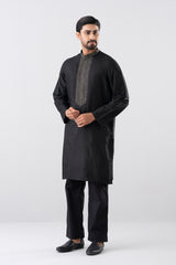 Regular Fit Embroidered Blended Fabric Formal Panjabi