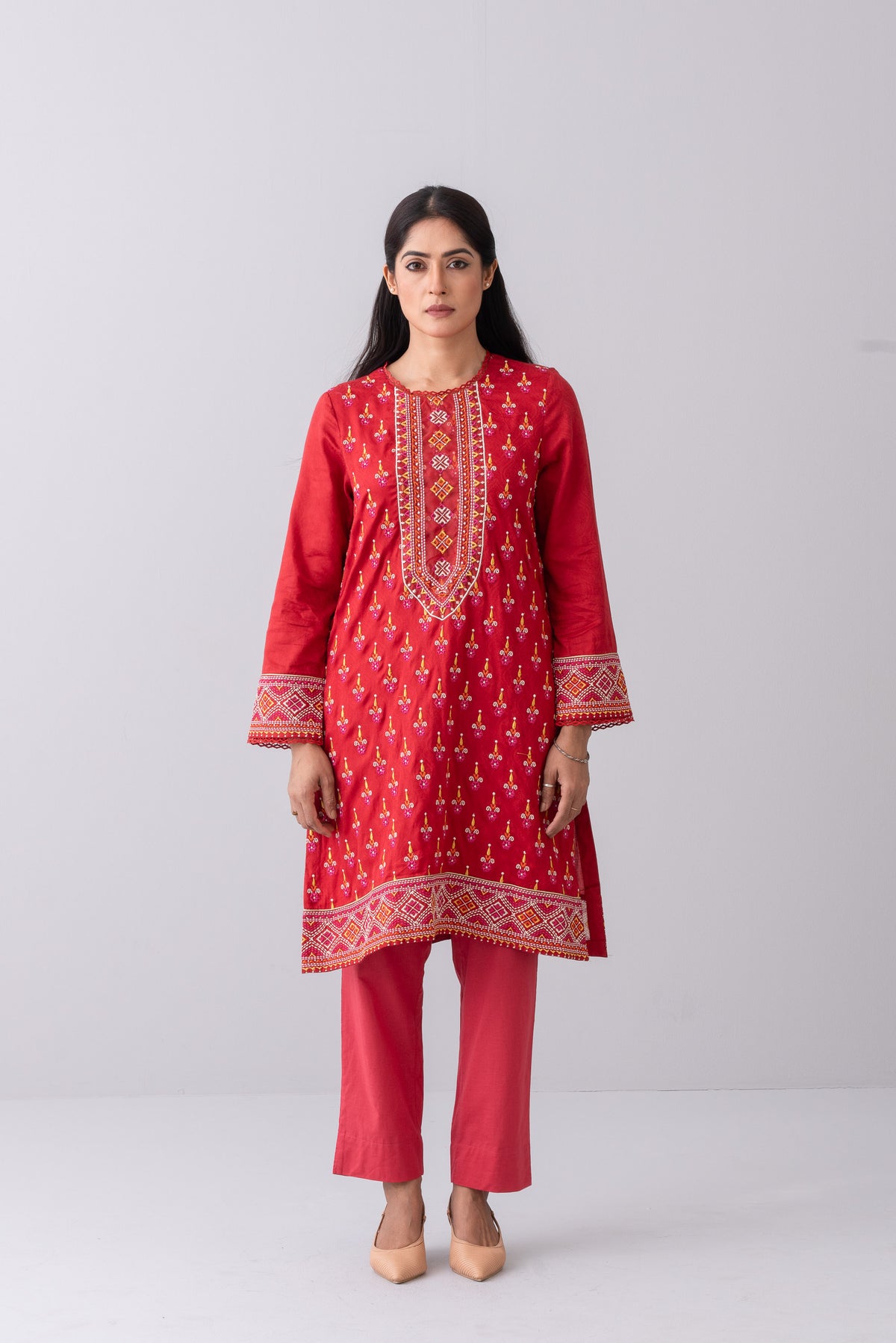 Smart Fit Mid-Length One-Piece Lawn Kurta