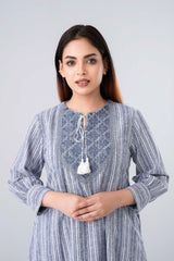 Smart Fit Embroidered Ethnic Kurta