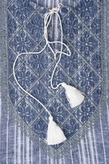 Smart Fit Embroidered Ethnic Kurta