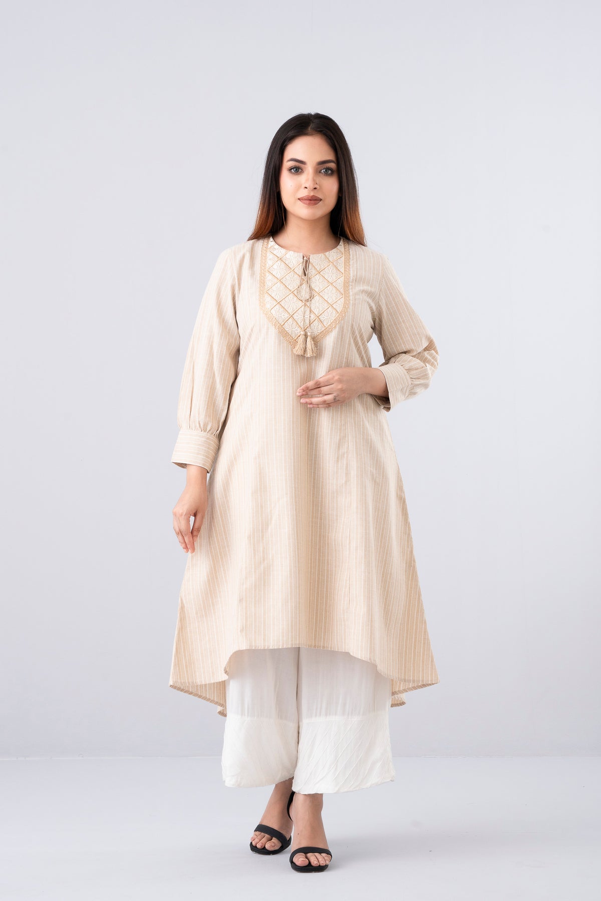 Smart Fit Embroidered Ethnic Kurta