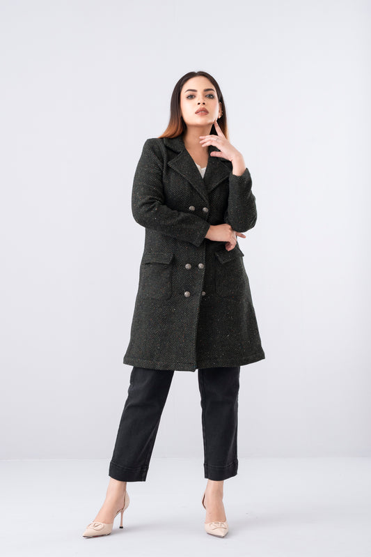 Regular Fit Double-Breasted Trench Coat