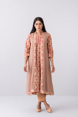 Long Length Double Layer Smart Fit Kurta