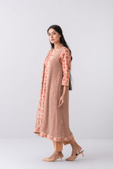 Long Length Double Layer Smart Fit Kurta