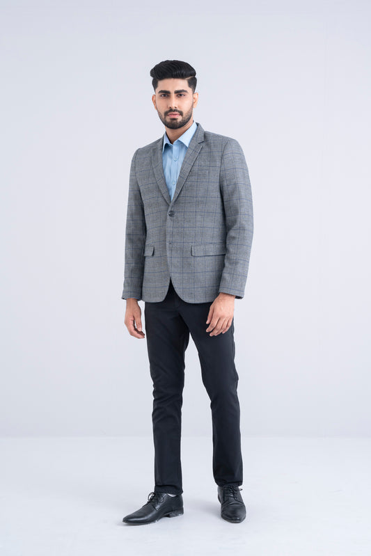 Classic Checkered Blazer