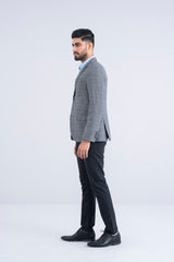 Classic Checkered Blazer