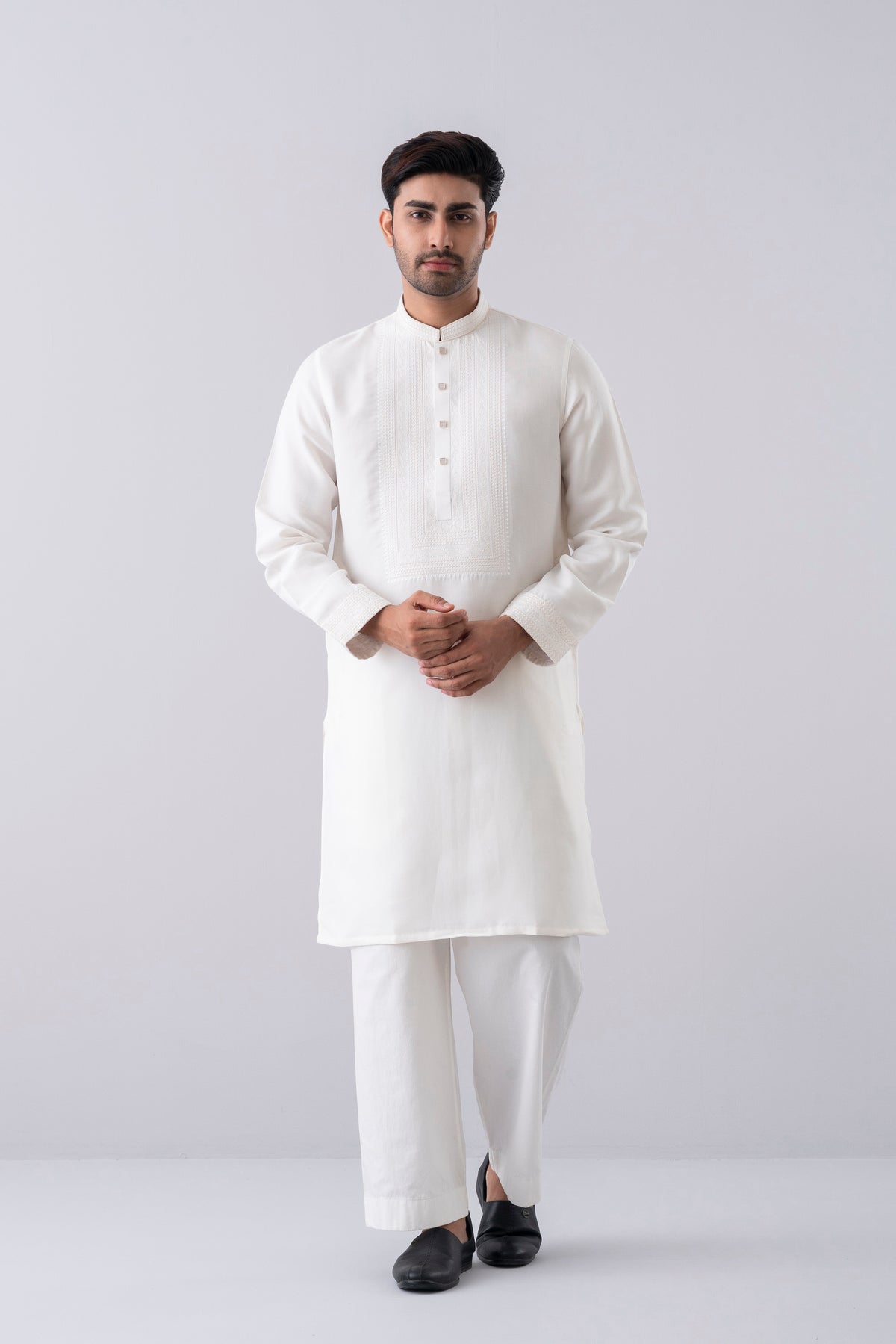 Regular Fit Embroidered Formal Panjabi