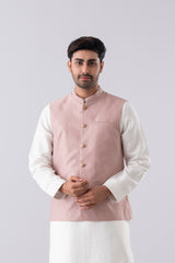 Regular Fit Blended Fabric Semi-Formal Waistcoat