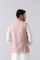 Regular Fit Blended Fabric Semi-Formal Waistcoat