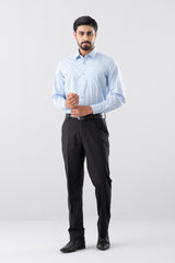 Regular Fit Solid Dyed Poplin Templeton Formal Shirt