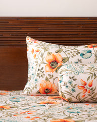 Bolster Cover - Coral Orange