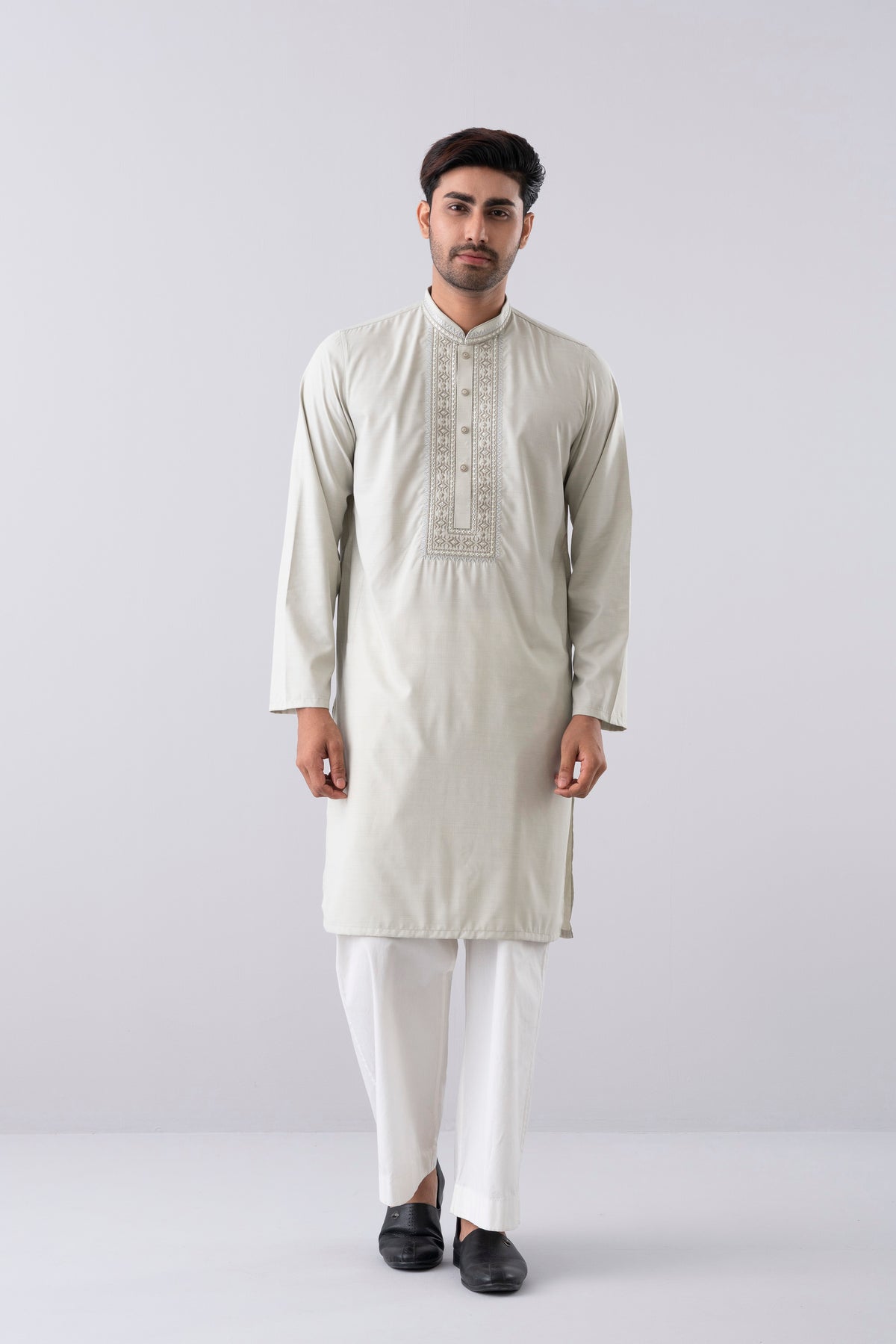 Regular Fit Embroidered Formal Panjabi