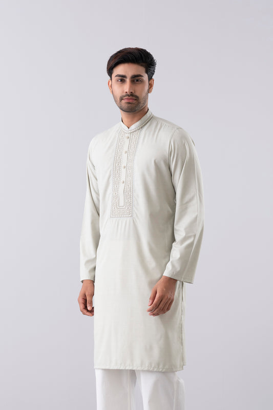 Regular Fit Embroidered Formal Panjabi