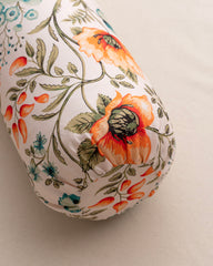 Bolster Cover - Coral Orange