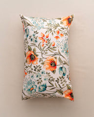 Queen-Size Bed Sheet - Coral Orange