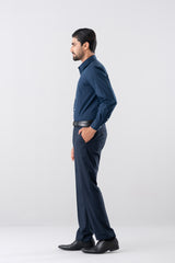 Regular Fit Solid Dyed Poplin Templeton Formal Shirt