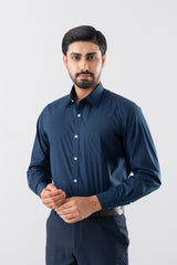 Regular Fit Solid Dyed Poplin Templeton Formal Shirt