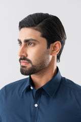 Regular Fit Solid Dyed Poplin Templeton Formal Shirt