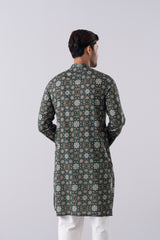 Regular Fit Printed Cotton Panjabi