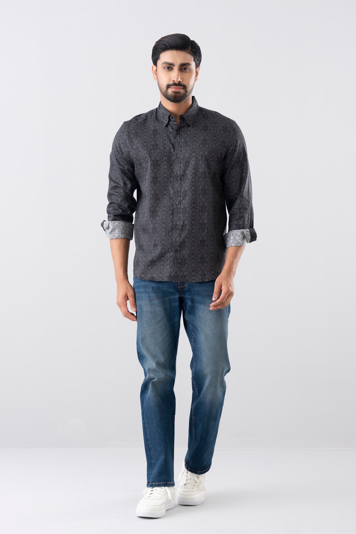 Regular Fit Printed Casual Shirt