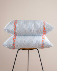 Queen-Size Bed Sheet - Turquoise Blue