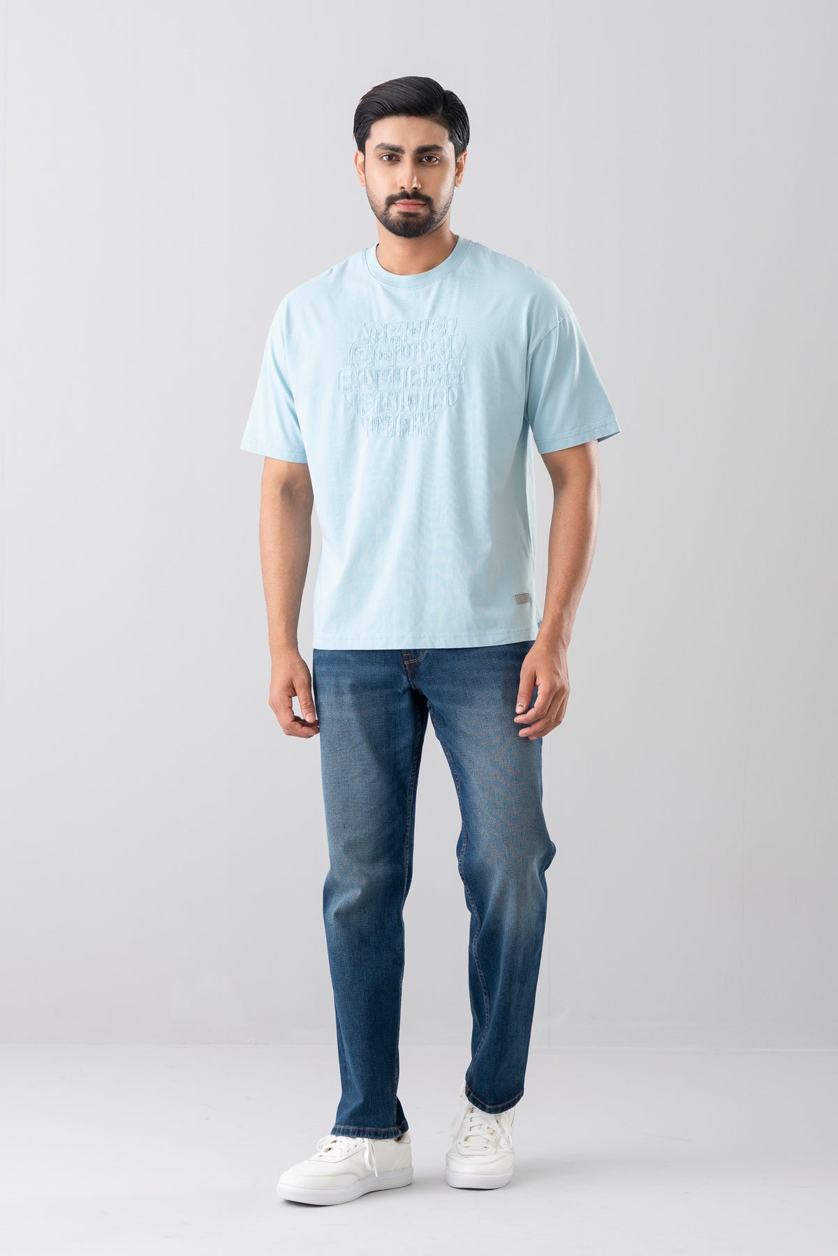 Oversized Fit Embroidered T-shirt