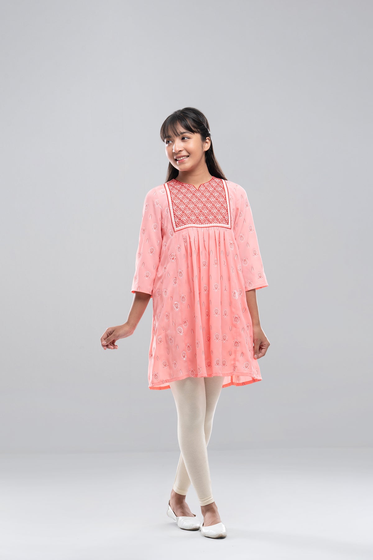 Junior Girls' Ethnic Top (10-14 Years)