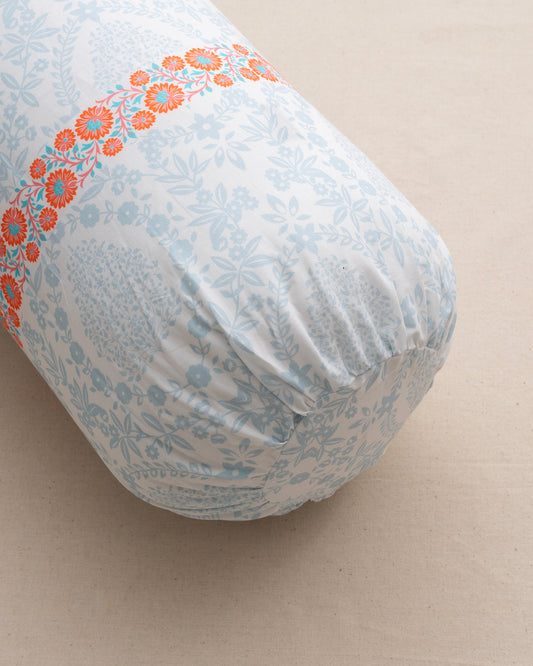 Bolster Cover - Turquoise Blue