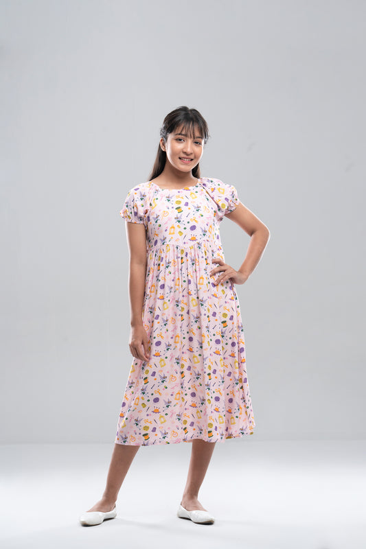 Junior Girls Long Dress (10-14 Years) - Disney