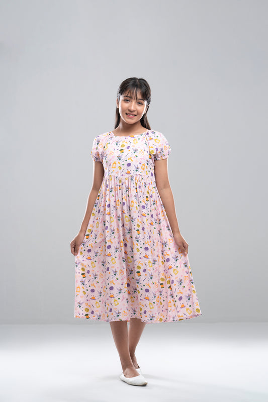 Junior Girls Long Dress (10-14 Years) - Disney