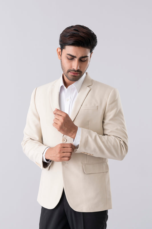 Regular Fit Smart Twill Formal Blazer