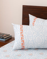 King-Size Bed Sheet - Turquoise Blue