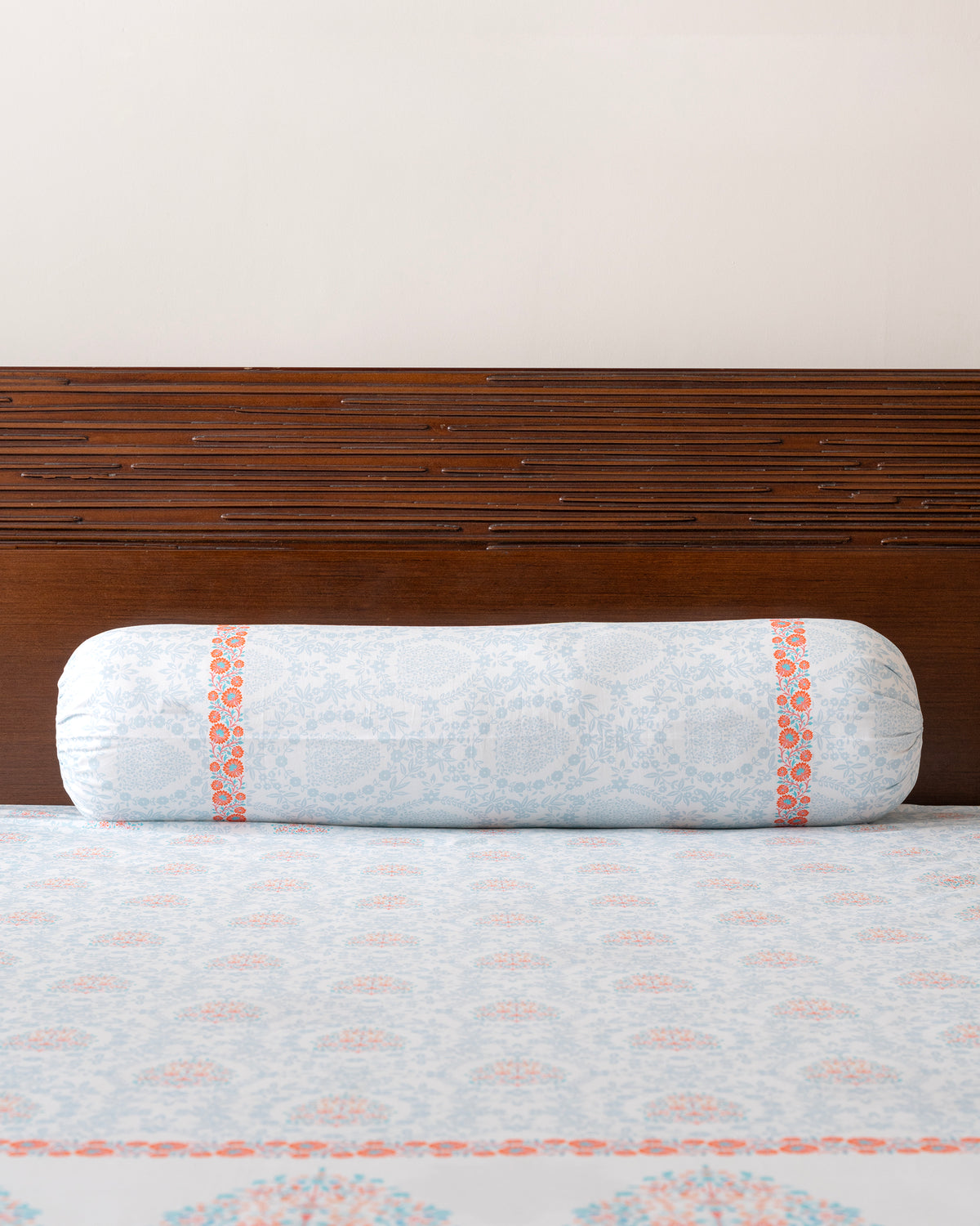 Bolster Cover - Turquoise Blue