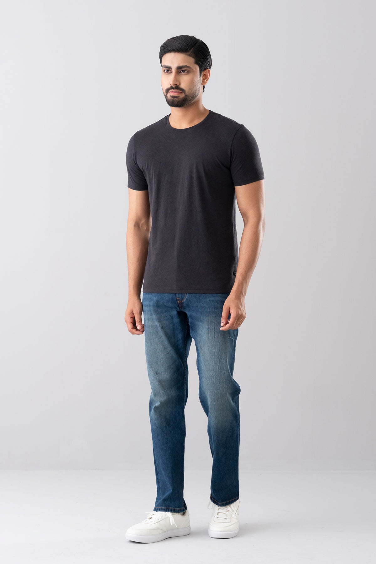 Regular Fit Solid T-Shirt