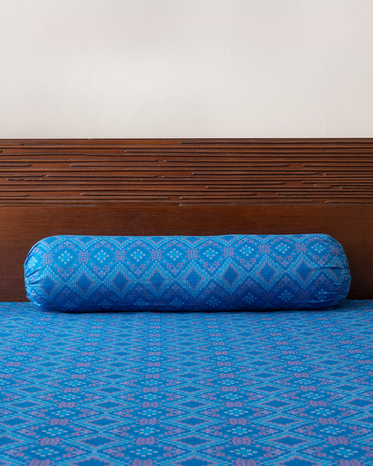 Bolster Cover - Indigo Blue