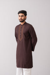 Regular Fit Embroidered Semi-Formal Panjabi