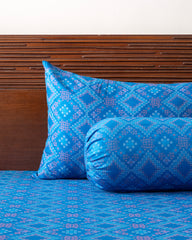 Bolster Cover - Indigo Blue