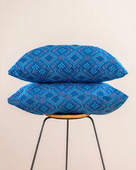 Queen-Size Bed Sheet - Indigo Blue