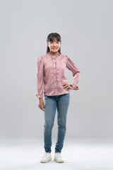 Junior Girls' Western Fashion Top (10-14 Years)