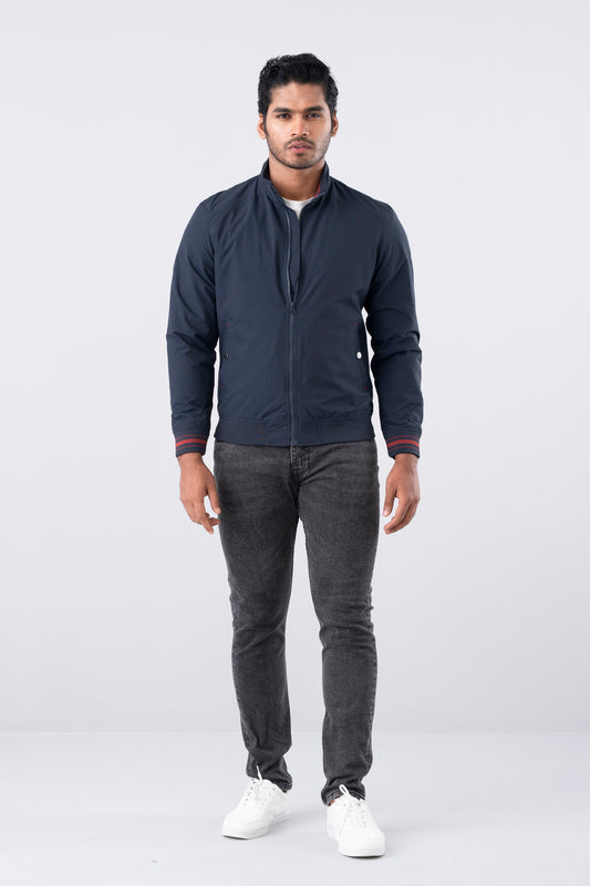 Classic Polyester Bomber Jacket