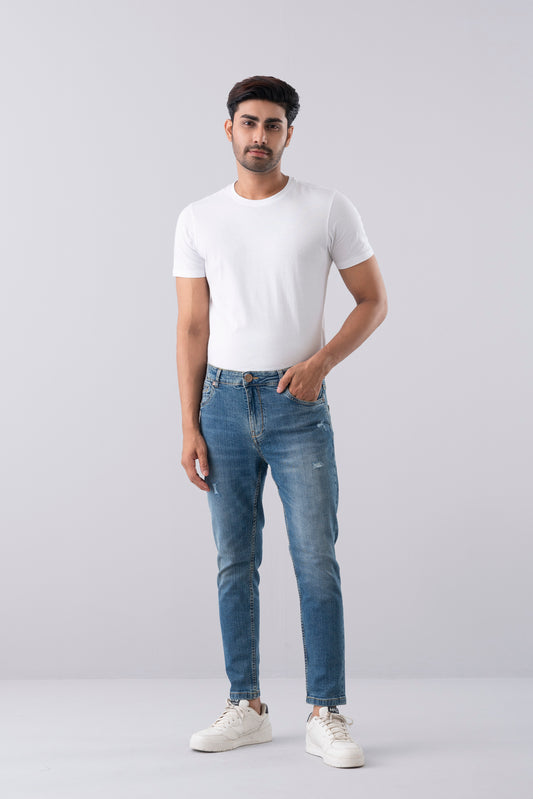 Carrot Fit Blue Jeans