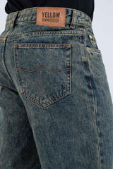 Baggy Fit Rustic Blue Jeans