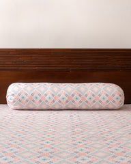 Bolster Cover - Pastel Rose